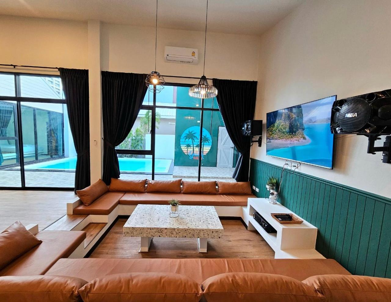 Madaguscar Private Pool Villa-Pattaya Pantai Jomtien Bagian luar foto