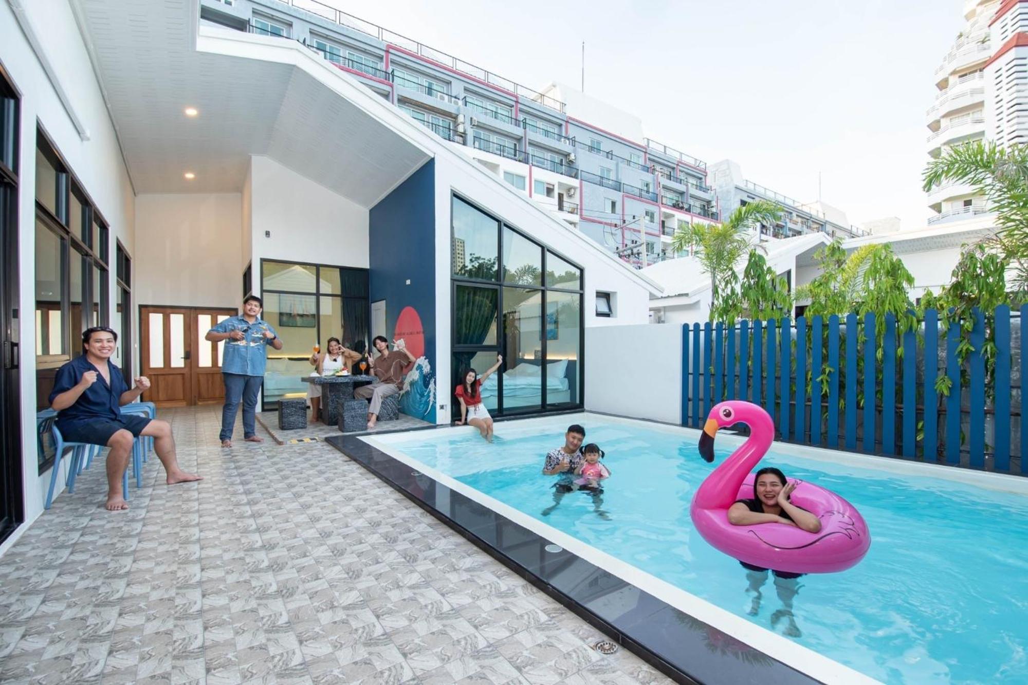 Madaguscar Private Pool Villa-Pattaya Pantai Jomtien Bagian luar foto