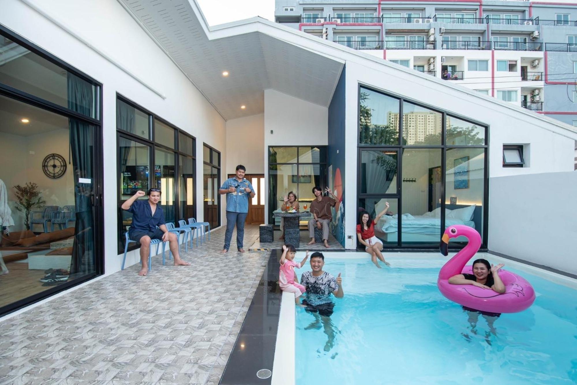 Madaguscar Private Pool Villa-Pattaya Pantai Jomtien Bagian luar foto
