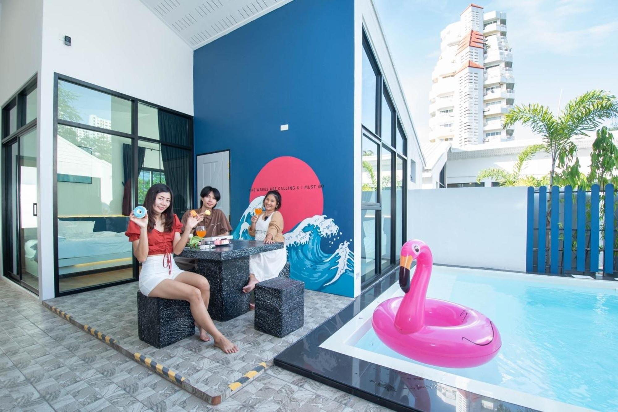 Madaguscar Private Pool Villa-Pattaya Pantai Jomtien Bagian luar foto